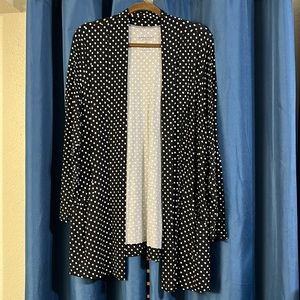 Torrid super soft polka dot cardigan size 1 NWT
